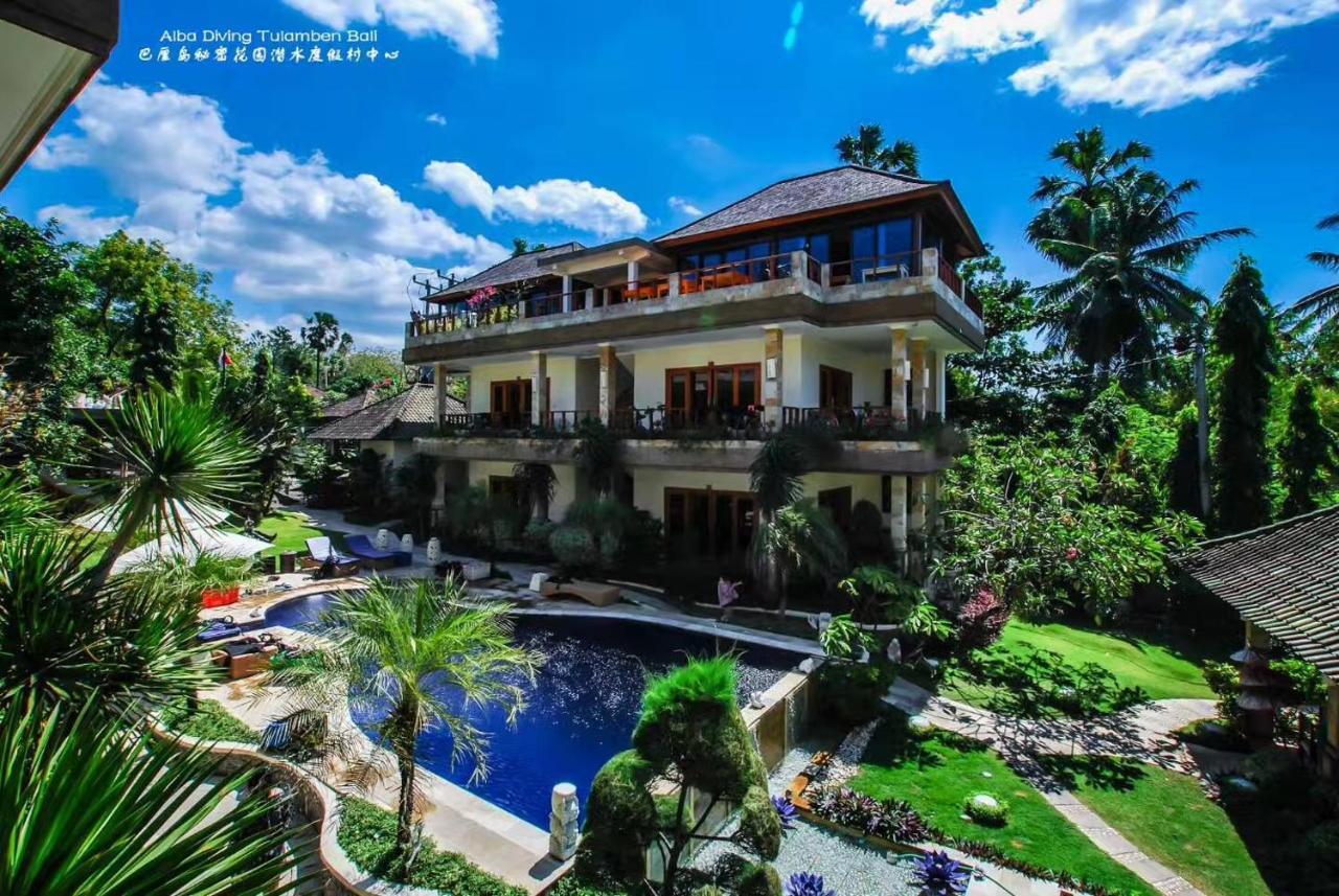 Villa Alba Bali Dive Resort Tulamben Kültér fotó